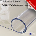 PVC clear printed table cloth